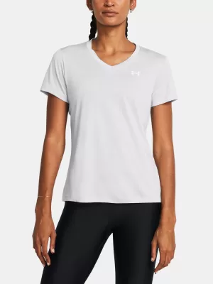 Dámské triko UNDER ARMOUR TECH SSV- TWIST 1384227-014 ŠEDÁ