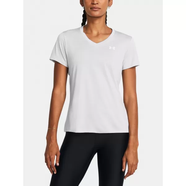  Dámské triko UNDER ARMOUR TECH SSV- TWIST 1384227-014 ŠEDÁ 