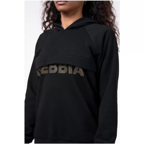  NEBBIA mikina INTENSE FOCUS” 825 BLACK 