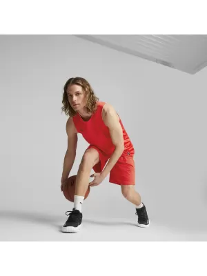 Pánské kraťasy PUMA HOOPS TEAM PRACTICE SHORT 676641_03 PUMA RED