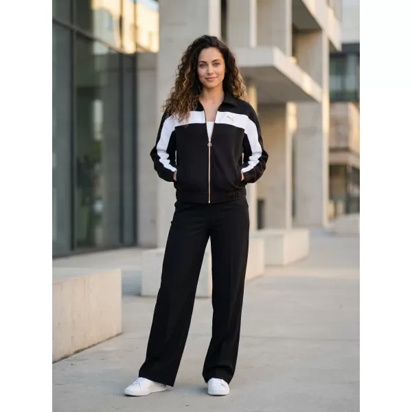  Dámská bunda PUMA T7 RELAXED TRACK JACKET 632137-01 ČERNÁ 