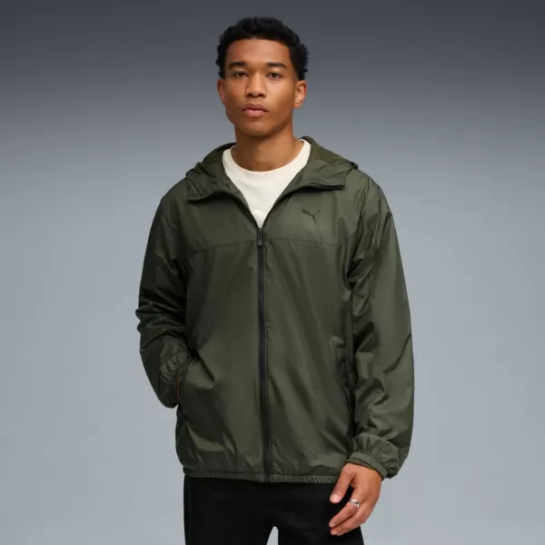  Pánská větrovka PUMA ESS REGULAR WINDBREAKER 684625-70 ZELENÁ 