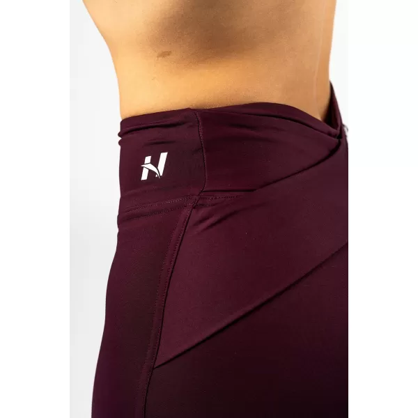  NEBBIA Tvarující legíny s V-shaped pasem STRONG BEAUTY 425 DARK RED 