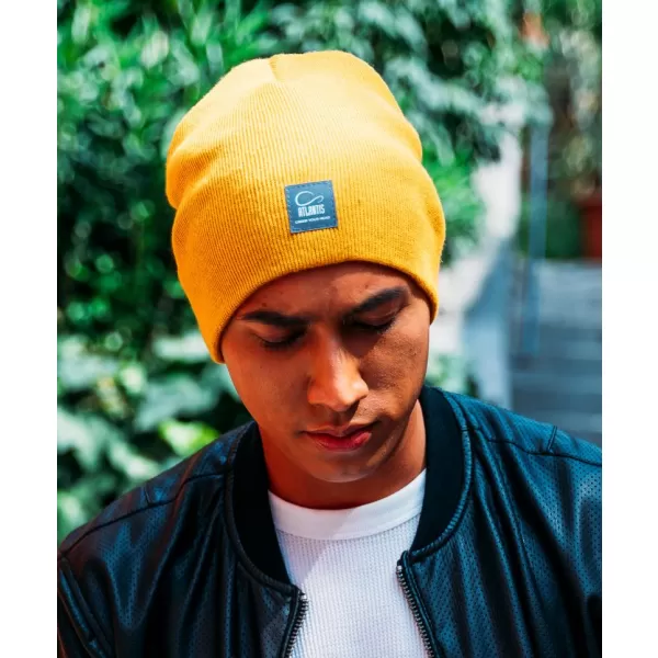  Čepice Atlantis | Recy Beanie MUSTARD 