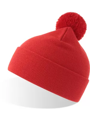 Čepice Atlantis | Wind-S Pompom RED