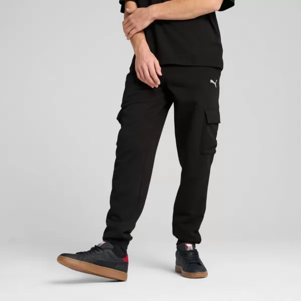  Pánské tepláky PUMA ESS CARGO PANTS FL CL 682656-01 ČERNÁ 