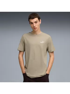 Pánské triko PUMA ESS TAPE TEE 684674-82 ZELENÁ