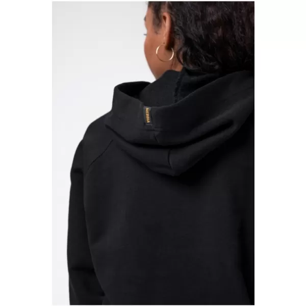  NEBBIA mikina INTENSE FOCUS” 825 BLACK 
