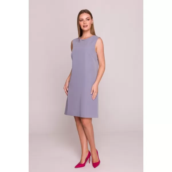  Dámské šaty STYLOVE S408 DOVE GREY 