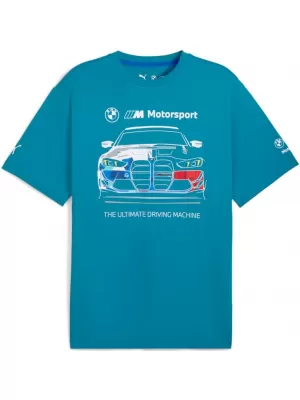Pánské triko PUMA BMW MMS BOLD GRAPHIC TEE 632914-06 MODRÁ