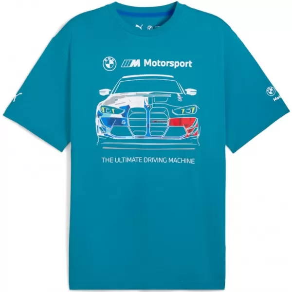  Pánské triko PUMA BMW MMS BOLD GRAPHIC TEE 632914-06 MODRÁ 