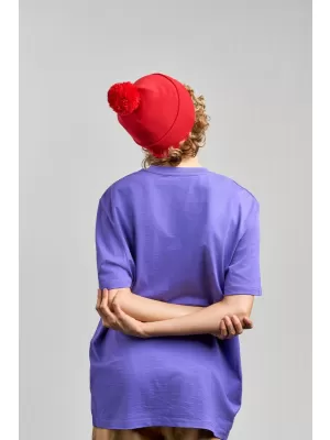 Čepice Atlantis | Wind-S Pompom RED