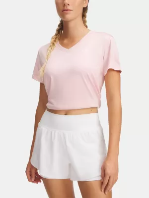 Dámské triko UNDER ARMOUR TECH SSV- TWIST 1384227-647 RŮŽOVÁ