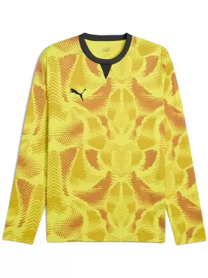 Pánský brankářský dres PUMA TEAMTARGET GK LS JERSEY 706519_23 FLURO YELLOW PES/PUMA BLACK
