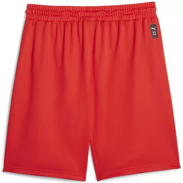  Pánské kraťasy PUMA HOOPS TEAM PRACTICE SHORT 676641_03 PUMA RED 