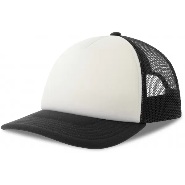  Čepice Atlantis | Kid Rapper-S WHITE/BLACK 