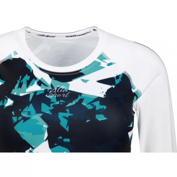  Dámský funkční crop top premium ALTISPORT VOJ/ALW110TR04 MODROBÍLÁ 