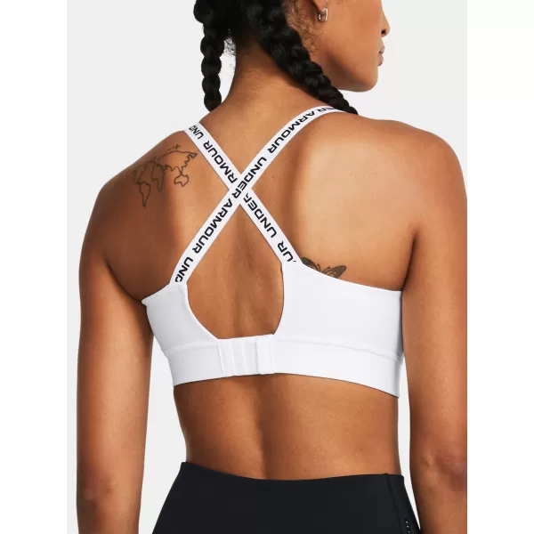  Dámská podprsenka UNDER ARMOUR INFINITY MID 2.0 BRA 1384123-100 BÍLÁ 