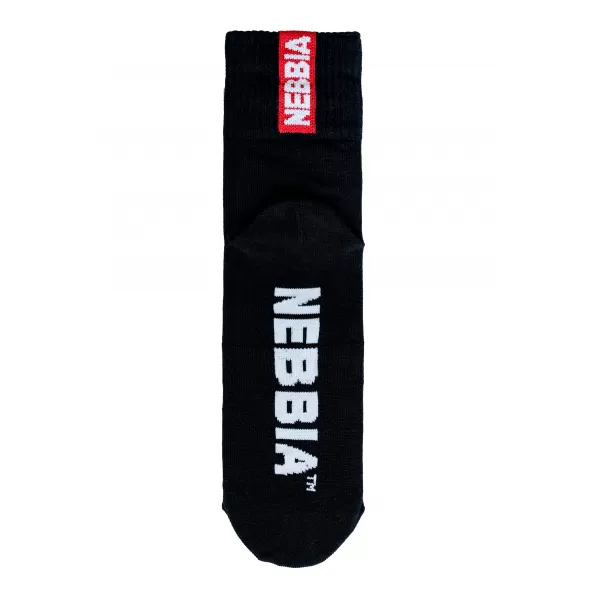  NEBBIA EXTRA MILE” crew ponožky 103 BLACK 
