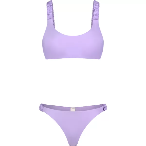  Dámské bikiny - vrchní díl NORDBLANC NBSSS8209 FIALOVÁ 