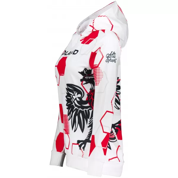  Dámská funkční mikina premium ALTISPORT VOJ/ALW036PL/MI01 HEXA-WHT 