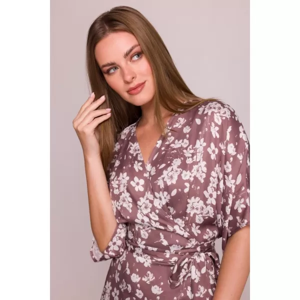 Dámské šaty STYLOVE S405 BROWN 