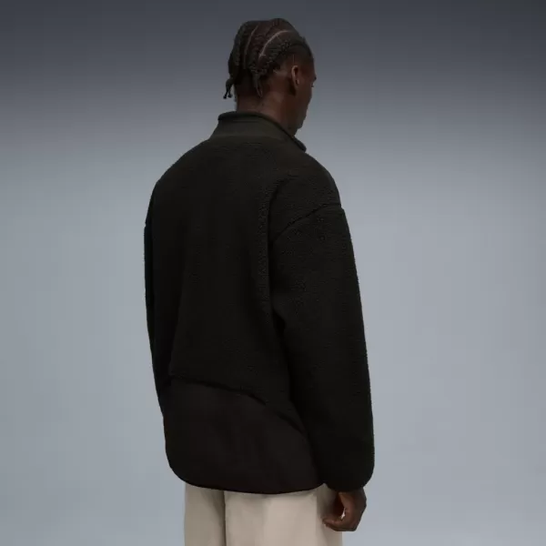  Pánská bunda PUMATECH SOFT TECH RELAXED SHERPA JACKET 632104-01 ČERNÁ 