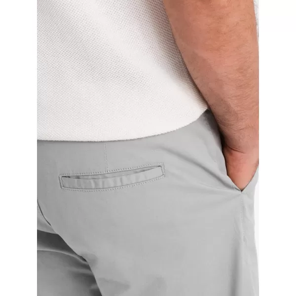  Pánské kraťasy OMBRE OM-SRCS-0197 GREY 