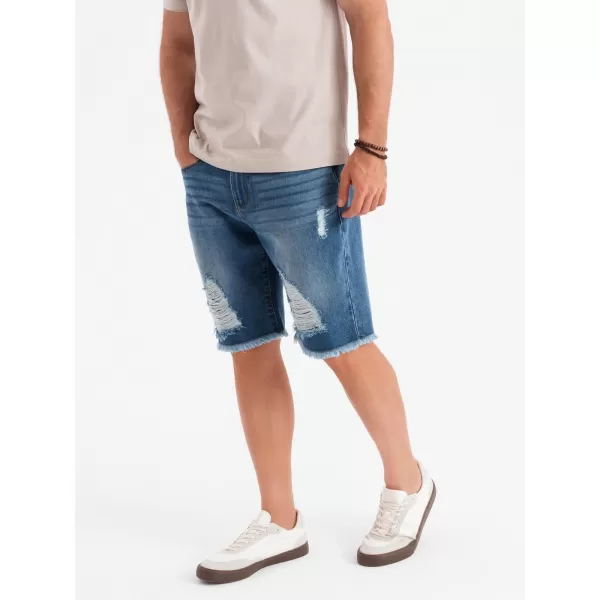  Pánské kraťasy OMBRE OM-SRDS-0157 BLUE 