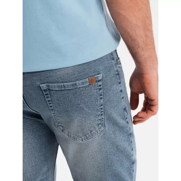  Pánské kraťasy OMBRE OM-SRDS-0164 LIGHT BLUE 