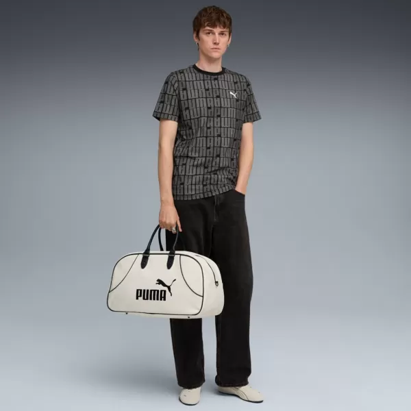  Pánské triko PUMA ESS LOGO LAB AOP TEE 688185-01 ČERNÁ 