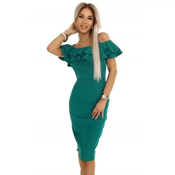  Dámské šaty NUMOCO CARMEN 599-2 KHAKI 