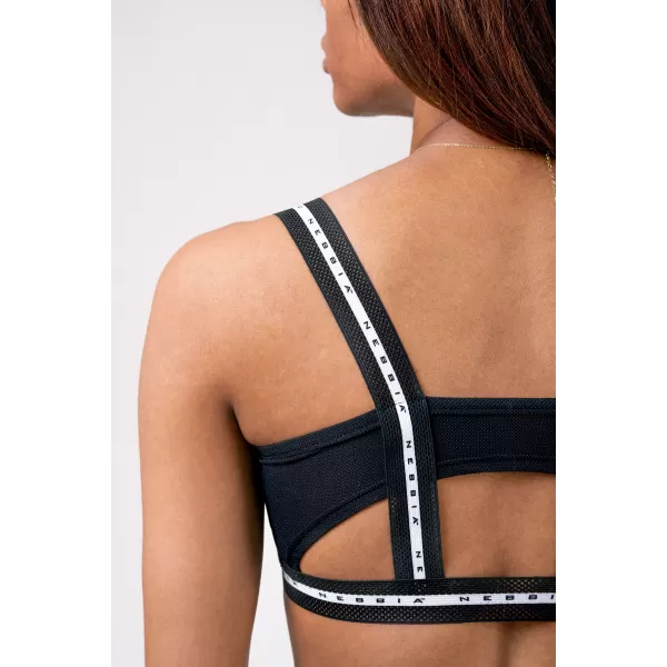  NEBBIA Mesh Me bralette podprsenka 540 BLACK 