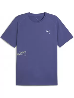 Pánské triko PUMA EVERYDAY KNIT PERF SS TEE? M 526631_46 BLUE CRYSTAL