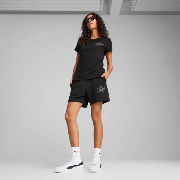  Dámské triko PUMA ESS SCRIPT TEE 684982-01 ČERNÁ 