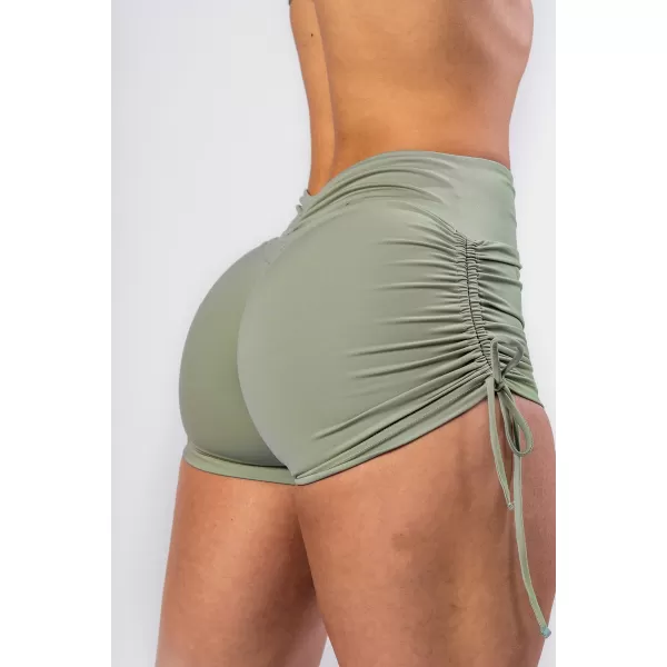  NEBBIA Push-up šortky se šněrováním STRONG BEAUTY 429 LIGHT GREEN 