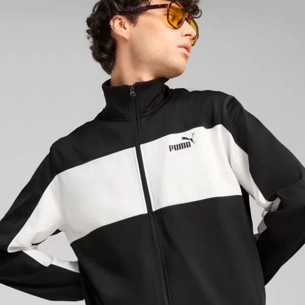  Pánská souprava PUMA POLY COLORBLOCK SUIT 687304-01 ČERNÁ 
