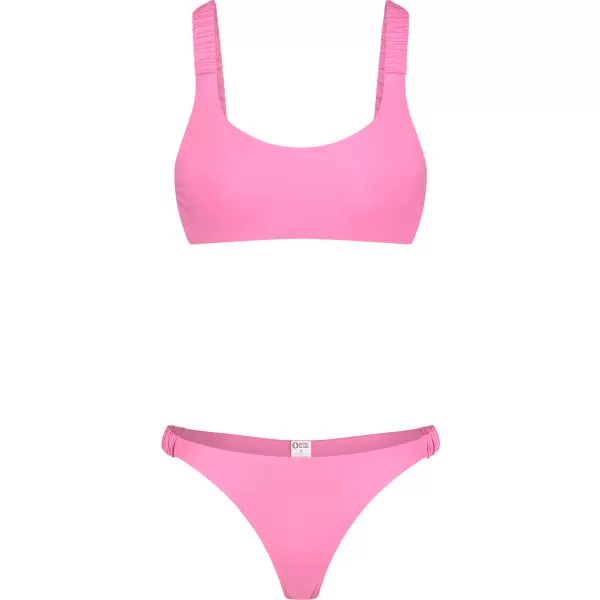  Dámské bikiny - vrchní díl NORDBLANC NBSSS8209 RŮŽOVÁ 