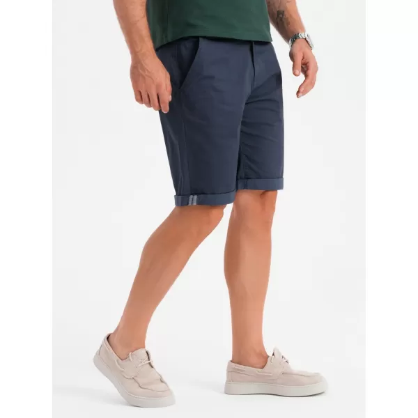  Pánské kraťasy OMBRE OM-SRCS-0197 NAVY BLUE 