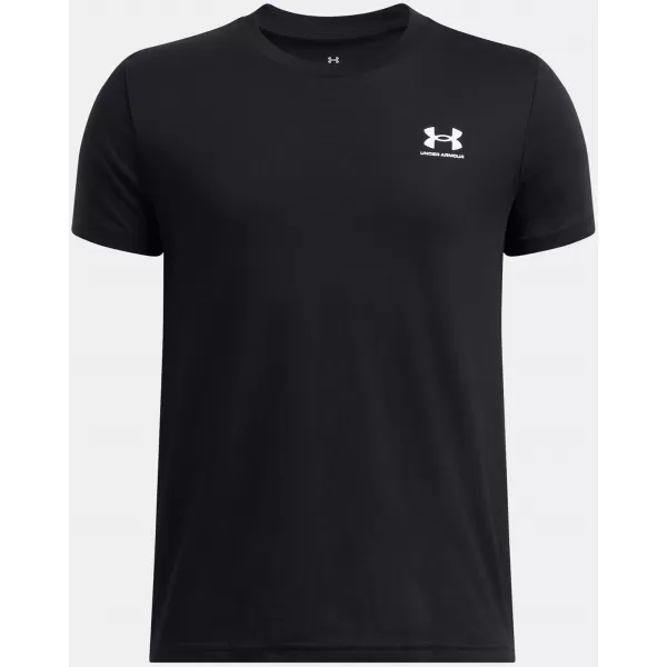  Chlapecké triko UNDER ARMOUR B SPORTSTYLE LC SS 1389962-001 ČERNÁ 