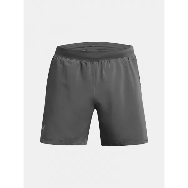  Pánské kraťasy UNDER ARMOUR LAUNCH 5'' SHORTS 1382617-025 ŠEDÁ 