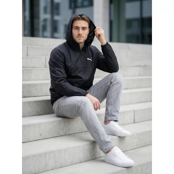  Pánská větrovka PUMA ESS REGULAR WINDBREAKER 684625-01 ČERNÁ 
