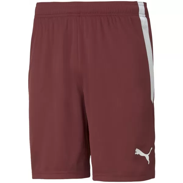  Pánské kraťasy PUMA TEAMLIGA SHORTS 704924_09 CORDOVAN/PUMA WHITE 