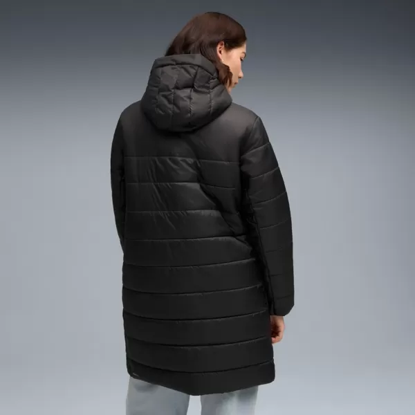  Dámský kabát PUMA ESS HOODED PADDED PARKA 685232-01 ČERNÁ 
