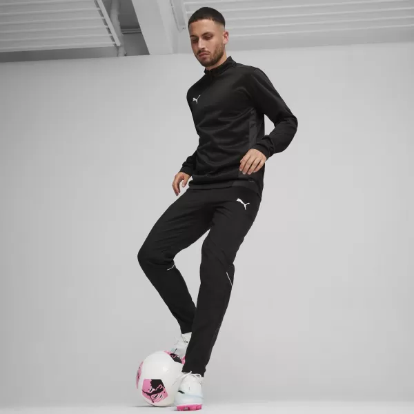  Pánské triko PUMA TEAMGOAL TRAINING 1/4 ZIP TO 658629_03 PUMA BLACK/WHITE/DARK GRAY 