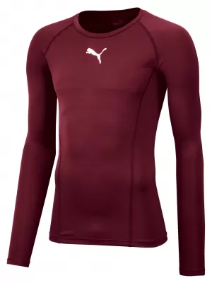 Pánské triko PUMA LIGA BASELAYER TEE LS 655920_09 CORDOVAN