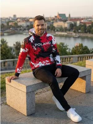 Pánská funkční mikina premium ALTISPORT VOJ/ALM036PL/MI01 SKVRNY