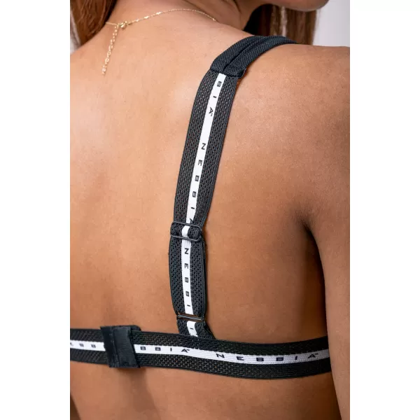  NEBBIA Mesh Me trojuholníková podprsenka 541 BLACK 