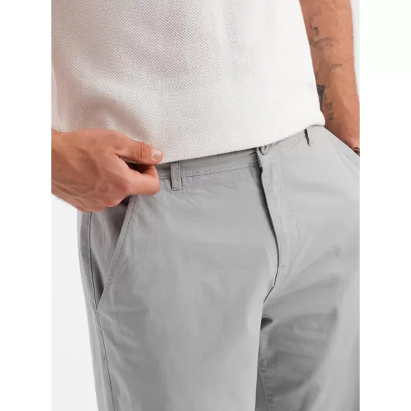  Pánské kraťasy OMBRE OM-SRCS-0197 GREY 