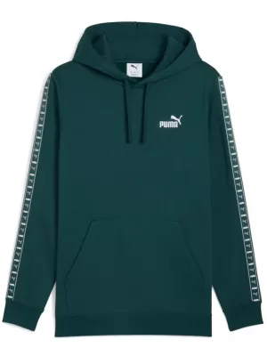 Pánská mikina PUMA ESS TAPE HOODIE FL 684675-75 ZELENÁ